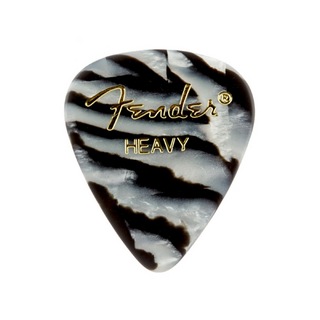 Fender フェンダー 351 Shape Premium Picks Heavy Zebra ギターピック 12枚入り