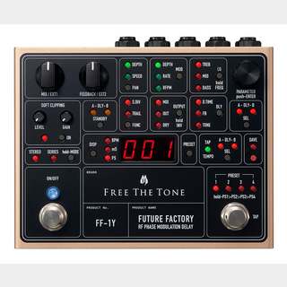 Free The ToneFF-1Y FUTURE FACTORY RF PHASE MODULATION DELAY フリーザトーン ディレイ【WEBSHOP】