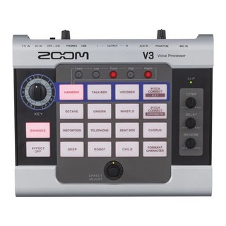 ZOOM オーディオ・インターフェース機能付き ボイスプロセッサー V3