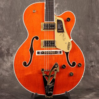 Gretsch Nashville Hollow Body with String-Thru Bigsby and Gold Hardware Ebony FB Orange Stain[S/N JT24082877