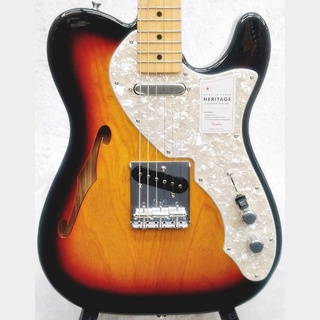 Fender Made in Japan Heritage 60s Telecaster Thinline -3 Color Sunburst/Maole-【JD24028470】【2.70kg】