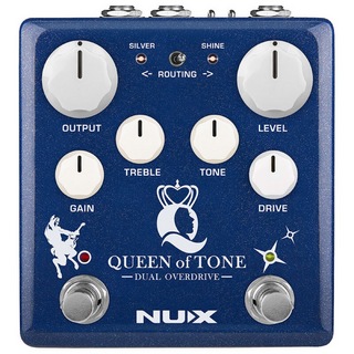 nuxQueen of Tone デュアルオーバードライブ ギターエフェクター