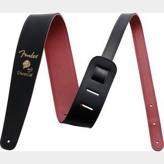 FenderKEN SIGATURE STRAP Black/Red Ken（L'Arc~en~Ciel）シグネイチャーストラップ 牛革 日本製