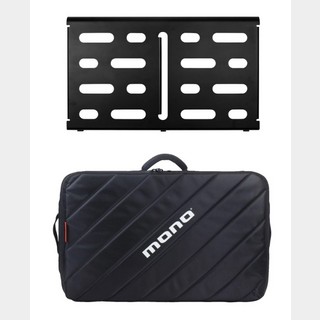 MONO PFX-PB-M-BLK Pedalboard Medium Black + Tour Accessory Case 2.0, Black【ペダルボード+ケース】