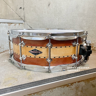 Craviotto CUSTOM SHOP STACKED SOLID SNARE (CHERRY/MAPLE/CHERRY) 14"× 5.5"