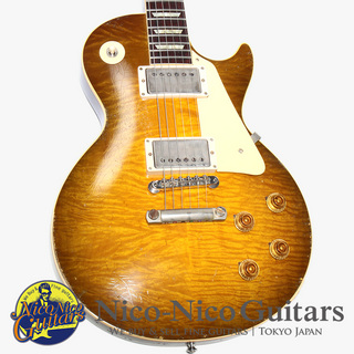 Gibson Custom Shop 2015 Historic Select 1959 Les Paul Heavily Aged Hand Selected (Bella Donna Burst) 