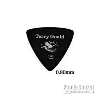 PICKBOYGP-TG-RB/08 Terry Gould Guitar Pick Triangle 0.80mm, Black
