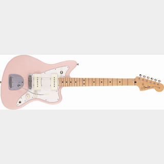 Fender Made in Japan Junior Collection Jazzmaste Maple Fingerboard, Satin Shell Pink