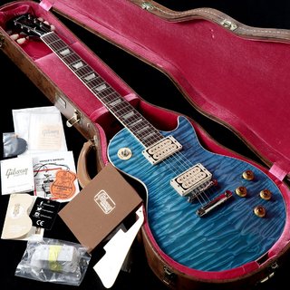 Gibson Custom Shop 1959 Les Paul Standard 5A Quilt Top Turquoise Blue Gloss - Double Classic White Pickups【渋谷店】