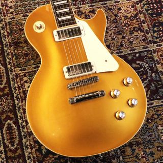 Gibson【70sリアルウェイト‼】Les Paul Deluxe 70s Gold Top #216530166 [4.54kg][ミニハムバッカー]3F