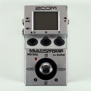 ZOOM 【中古】 マルチエフェクター ZOOM MultiStomp MS-50G ズーム ギターエフェクター ノブ一部欠品