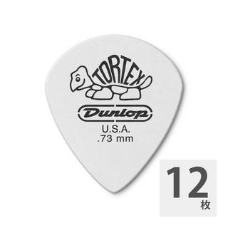 Jim Dunlop478R TORTEX PITCH WHITE JAZZ III SHARP 0.73 ギターピック×12枚