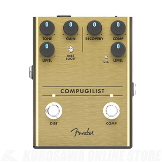 Fender COMPUGILIST COMP/DISTORTION《コンプレッサー&ディストーションペダル》【送料無料】