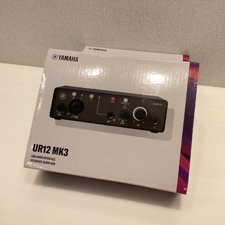YAMAHA UR12 MK3 (ブラック) USB オーディオインターフェイス【現物画像】