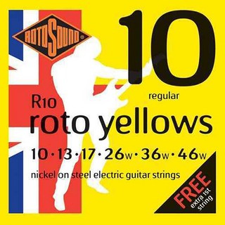 ROTOSOUNDElectric Guitar Strings R10 Roto Yellows - Regular