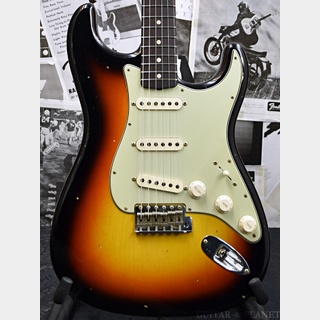 Fender Custom Shop Guitar Planet Exclusive 1962 Stratocaster Journeyman Relic -Faded 3 Color Sunburst-