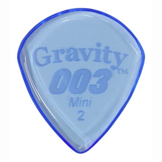 Gravity Guitar PicksG003M2P 003 Standard Mini 2.0mm Blue ピック