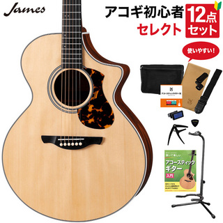 James J-700/C NAT アコースティックギター セレクト12点セット 初心者セット エレアコ