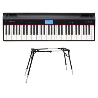 Roland ローランド GO-61P GO:PIANO エントリーキーボード ピアノ KS-060 4本脚型スタンド付きセット