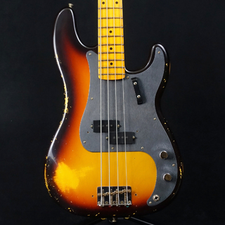 Fender Custom Shop Limited Edition 1958 Precision Bass Relic Faded Aged Chocolate 3-Tone Sunburst