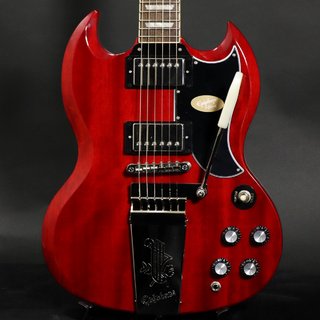 Epiphone Inspired by Gibson SG Standard 60s Maestro Vibrola Vintage Cherry 【梅田店】