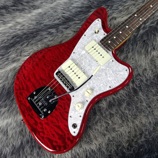 FenderMade in Japan Hybrid II 2024 Collection Jazzmaster Quilt Red Beryl