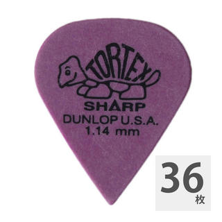 Jim Dunlop412 TORTEX SHARP 1.14×36枚 ピック