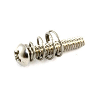 ALLPARTS GS-0007-005 Pack Of 8 Steel Single Coil Pickup Screws And 6 Springs ピックアップ用高さ調整ビス