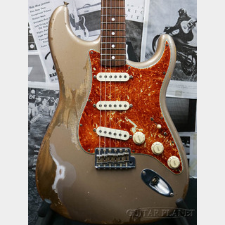 Fender Custom Shop MBS 1963 Roasted Stratocaster Heavy Relic -Shoreline Gold- by Carlos Lopez 2019USED!!