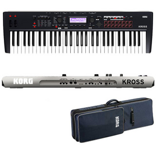 KORG KROSS2-61-DB (Dark Blue) 【持ち運びに便利なケースセット!】