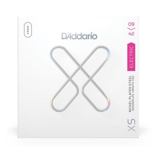 D'Addario 【大決算セール】 XS Nickel Strings 3 Pack [XSE0942-3P/Super Light 09-42]