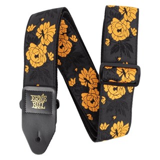 ERNIE BALL Tangerine Rose Jacquard Guitar Strap [#P05358]