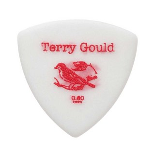 PICKBOY Terry Gould Sand Grip GUITAR PICK (WHITE/オニギリ型) ×10枚セット (0.60mm)