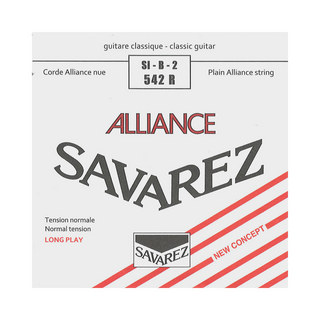 SAVAREZ542R ALLIANCE Normal tension クラシックギター弦 2弦 バラ弦×5本