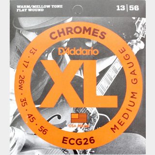 D'Addario ダダリオ ECG26/フラットワウンド エレキギター弦