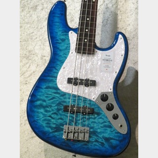 Fender【極彩キルトトップ】2024 Collection Made in Japan Hybrid II Jazz Bass -Quilt Aquamarine-【4.37kg】