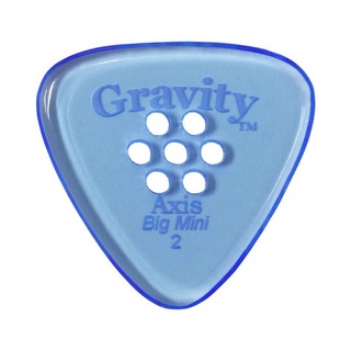 Gravity Guitar PicksAxis -Big Mini Multi-Hole- GAXB2PM 2.0mm Blue ピック
