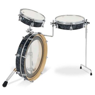 dwDRKTPFC03RKBD [Performance Series 3-Piece Low Pro Drum Kit / Black Diamond Finish Ply]