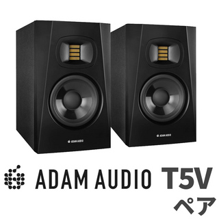 ADAM Audio T5V ペア 変換プラグ付き 5インチ アクディブモニタースピーカー DTMにオススメ！