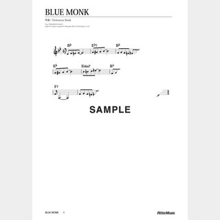 楽譜Blue Monk