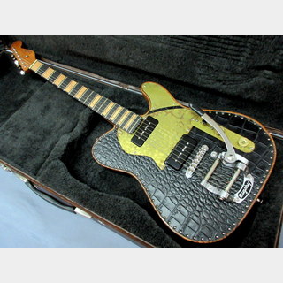 Paoletti Guitars Nancy Leather Top Ichiro Signature / Black Leather  