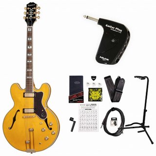 Epiphone Sheraton with Frequensator Natural エピフォン シェラトン GP-1アンプ付属エレキギター初心者セット【WEB