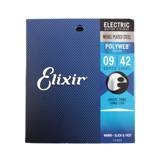 Elixir エリクサー 12000 POLYWEB Super Light 09-42×3SET エレキギター弦