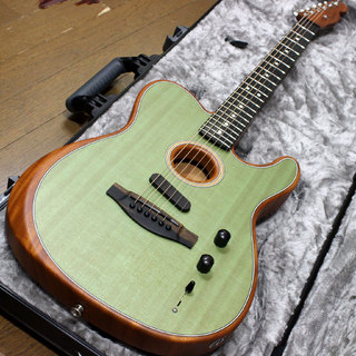 Fender USA製 American Acoustasonic  Telecaster Surf Green アメリカン アコスタソニック 2019年製です