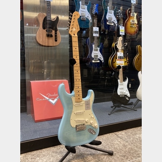 Fender2024 Collection Made in Japan Hybrid II Stratocaster Maple Fingerboard Flame / Celeste Blue