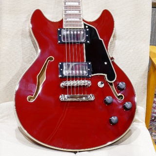 D'Angelico Premier Mini DC / Burnt Red 【弾き易いコンパクトサイズのセミアコ】