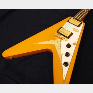 Epiphone Inspired byGibson Custom Shop 1958 Korina Flying V with  Hardshell Case