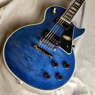 Epiphone Les Paul Custom Quilt Viper Blue 【島村楽器限定】【現物画像】【重量4.11kg】