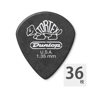 Jim Dunlop498 Tortex Jazz III XL 1.35mm Black ギターピック×36枚