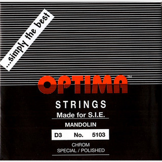 OPTIMA マンドラ弦／ステンレススチール黒ラベル　２本セット